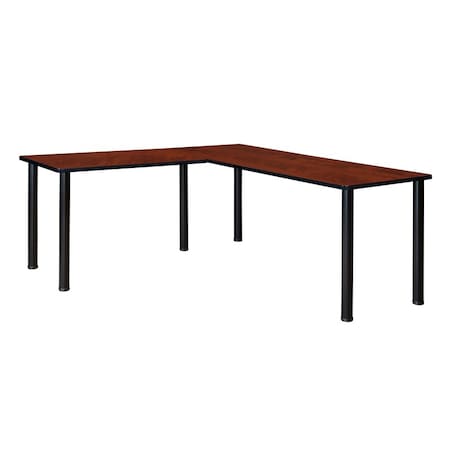 Kee Desking Kee L-Desk Shells, 66 D X 29 H, 60 W X Wood, Metal ML602442CHBPBK